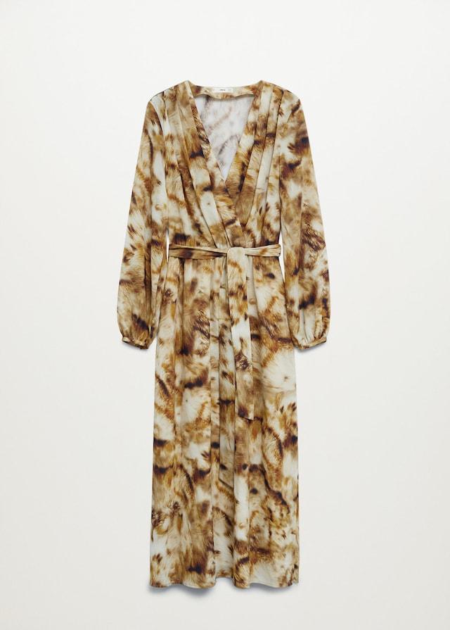 Animal print dress