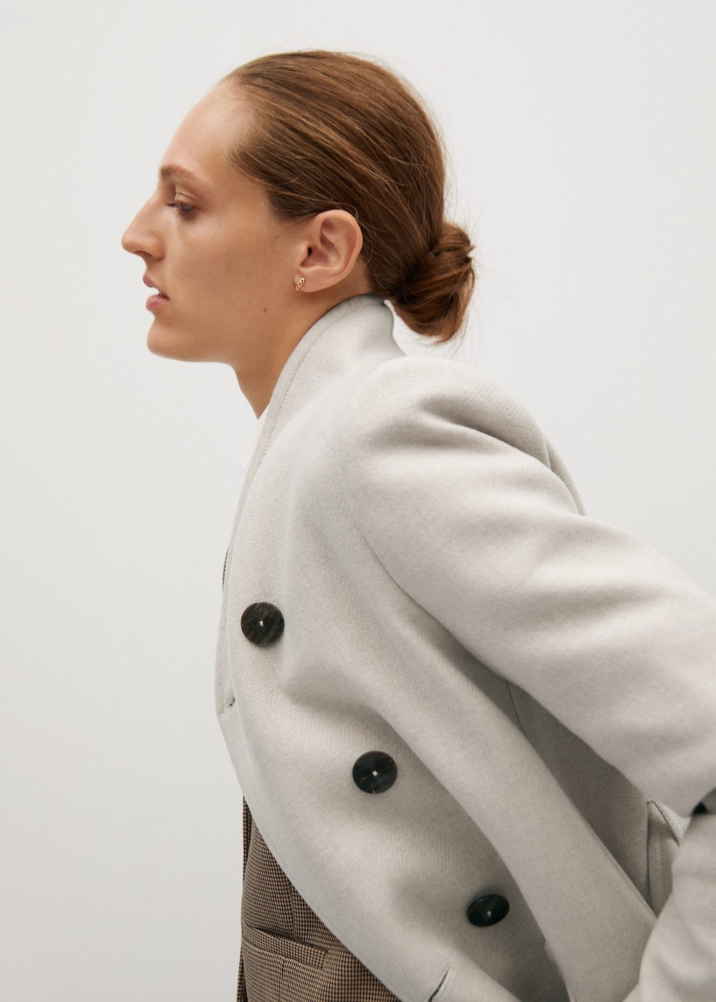 Manteco wool double-breasted coat
