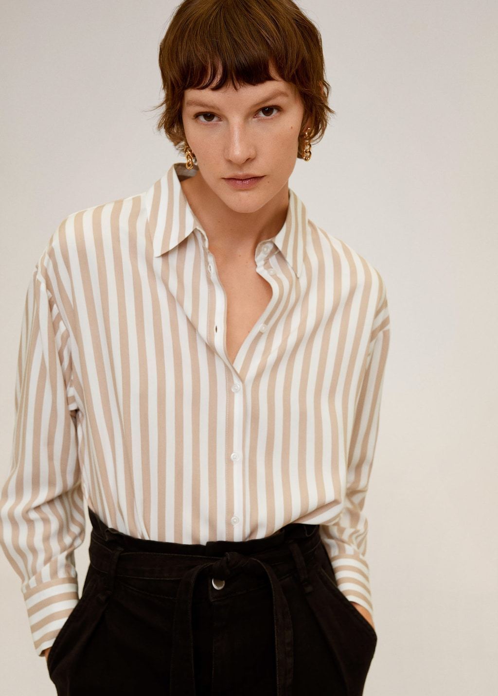 Printed flowy shirt