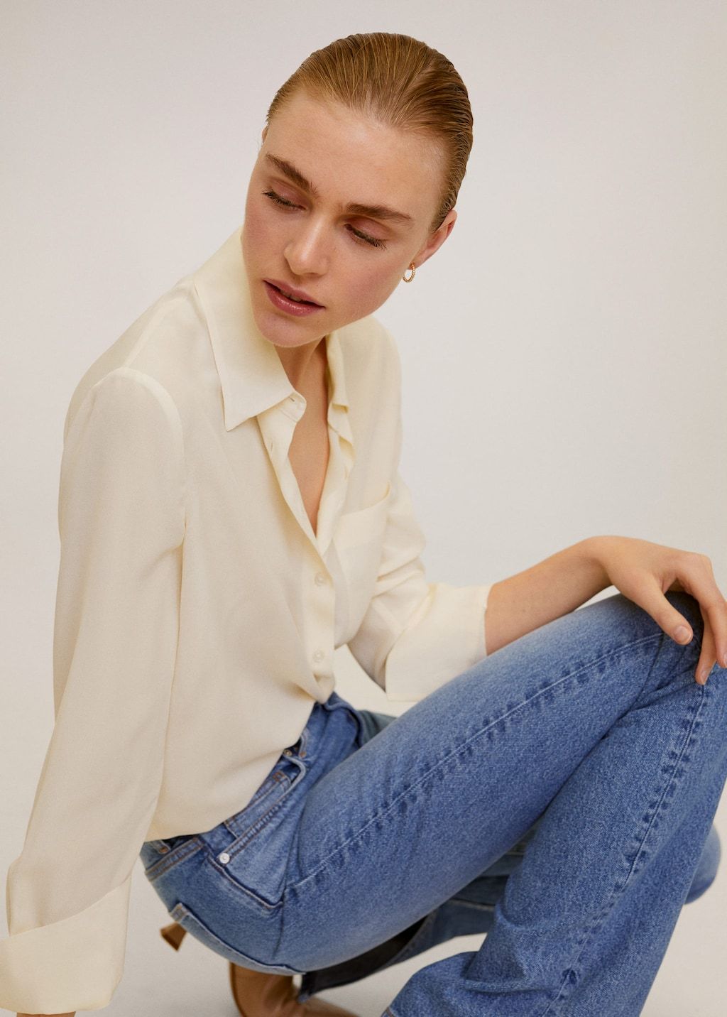 100% silk shirt