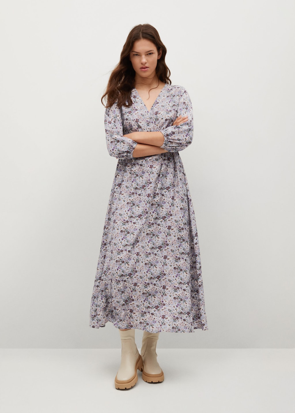 Floral print dress