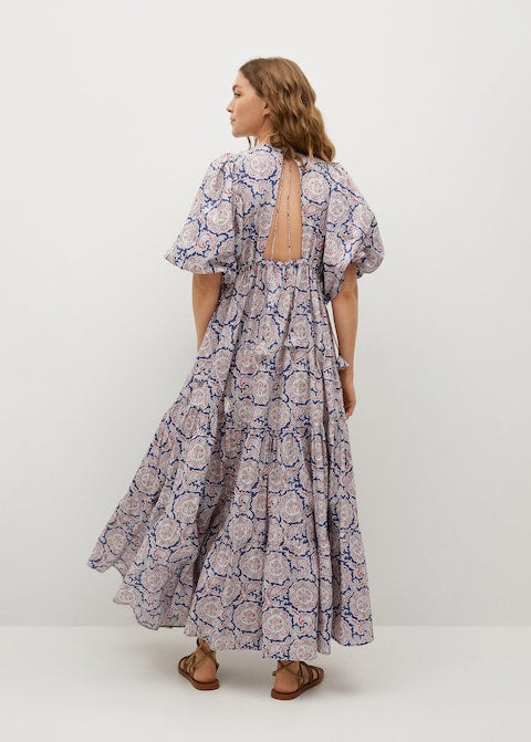 Printed maxi dress