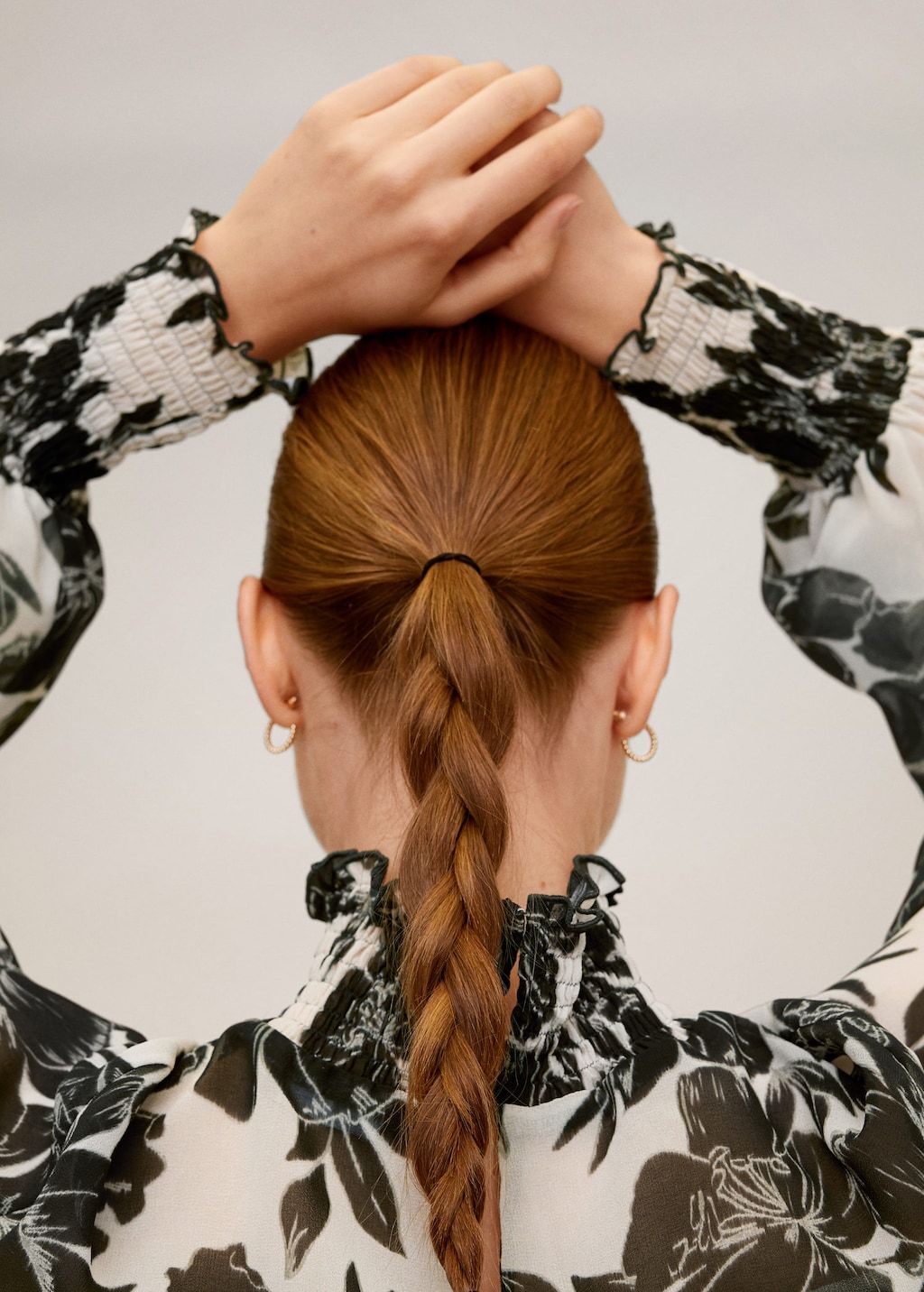 Floral print blouse