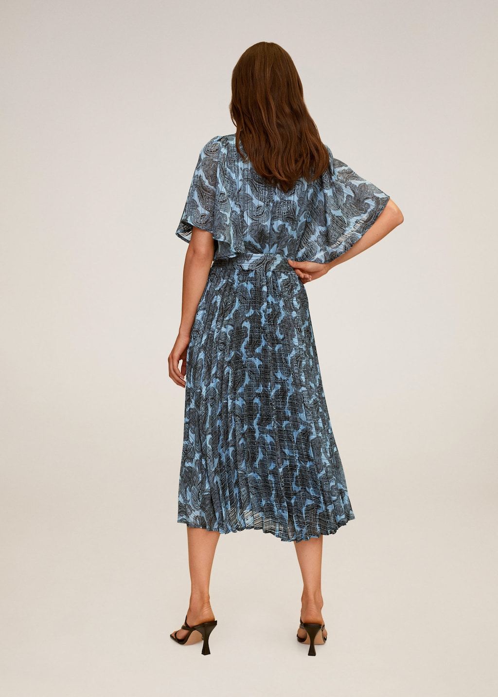 Pleated skirt dress