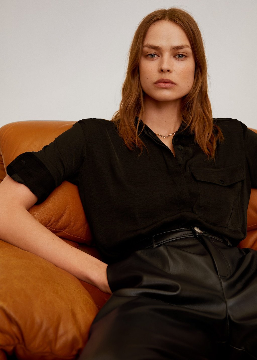 Flowy pocket blouse