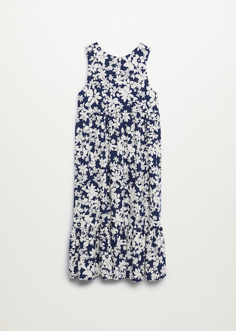 Flowy printed dress