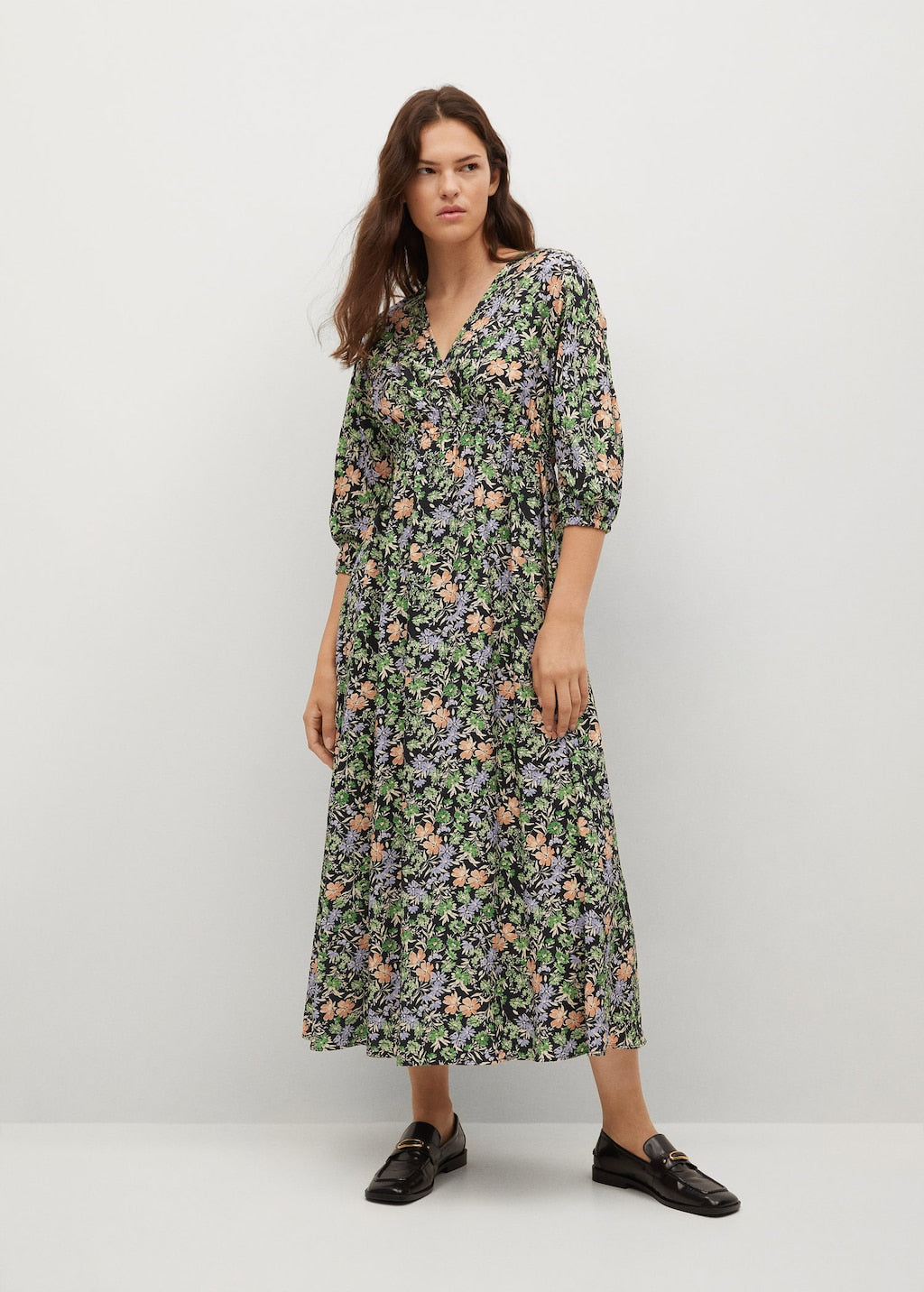 Floral print dress