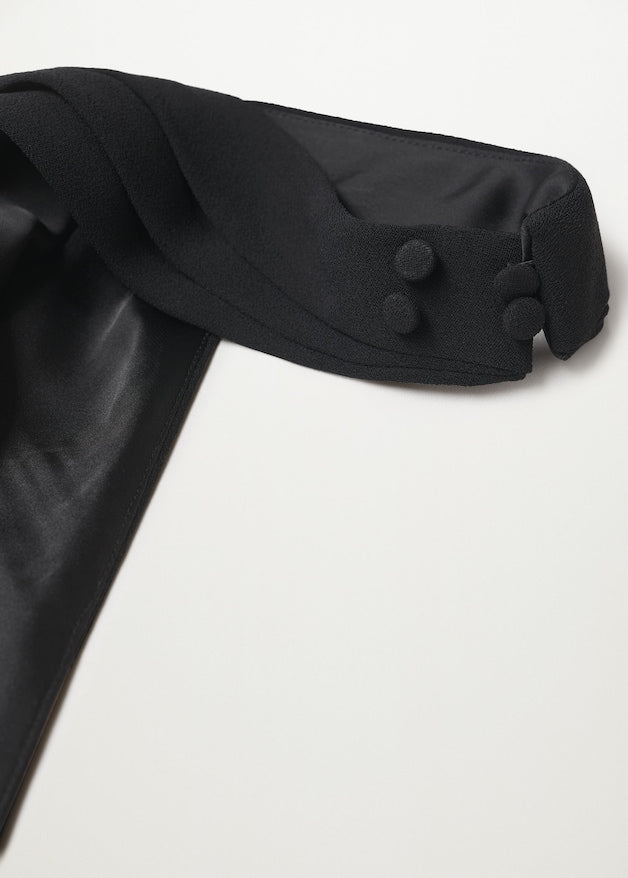 Wrap neckline jumpsuit