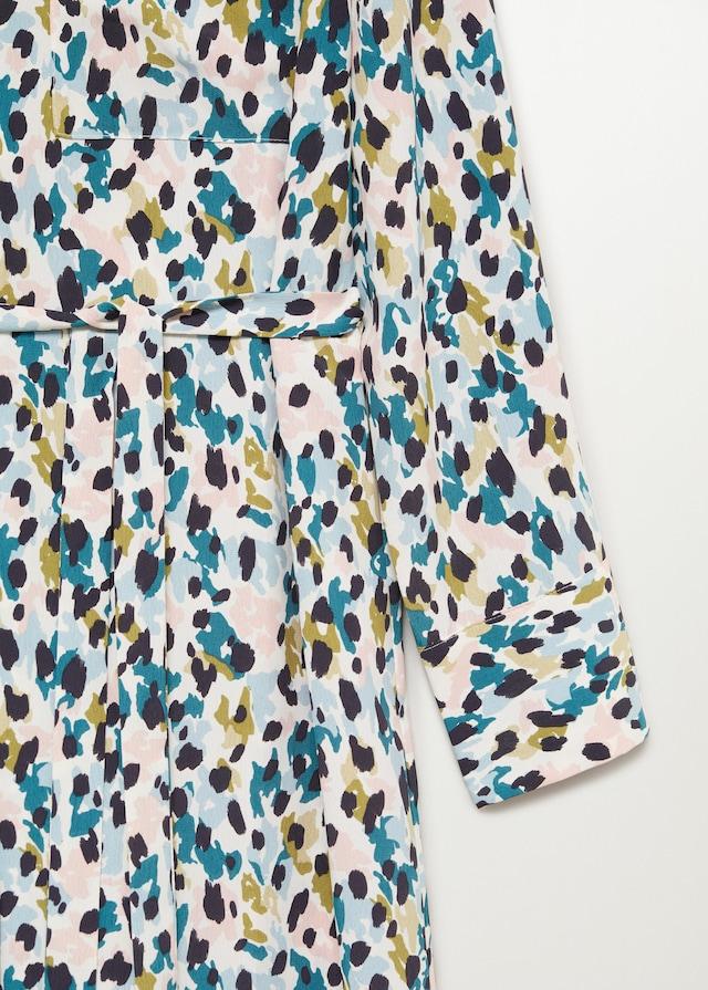 Bow shirt dress