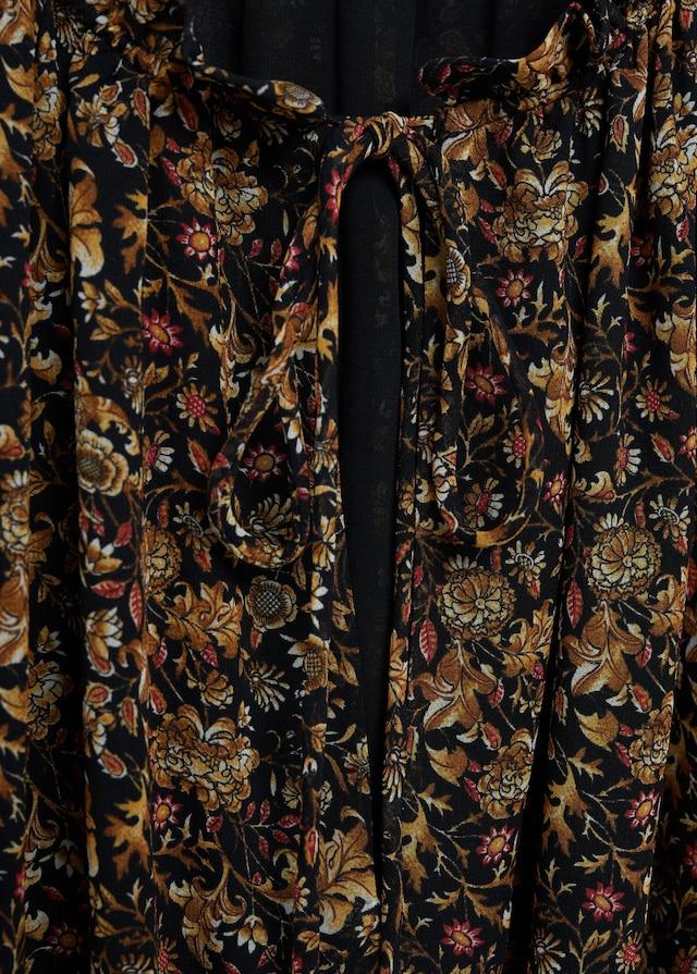 Printed long dress