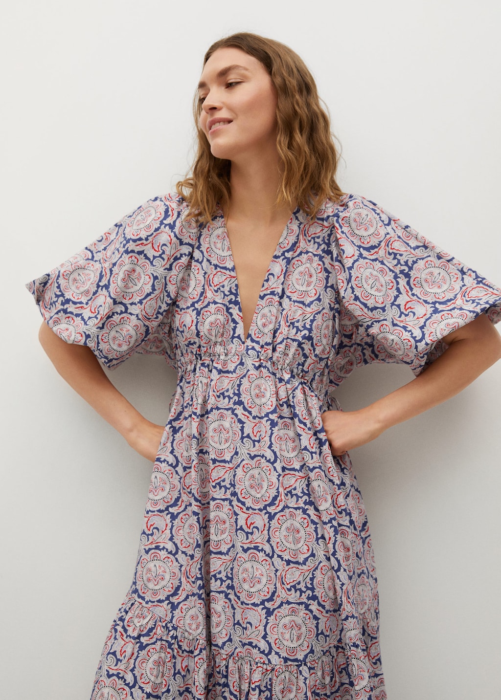 Printed maxi dress