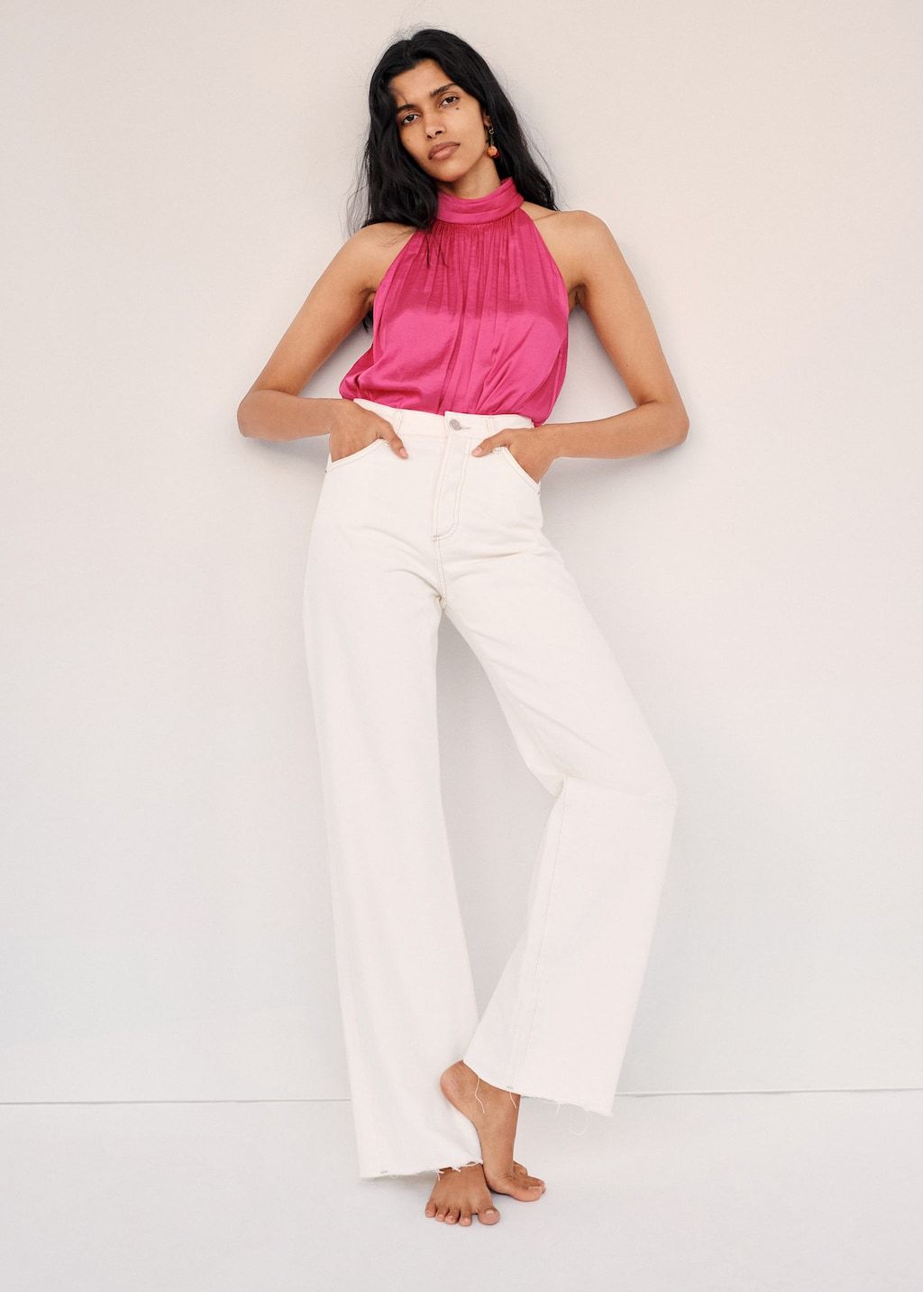 Satin top