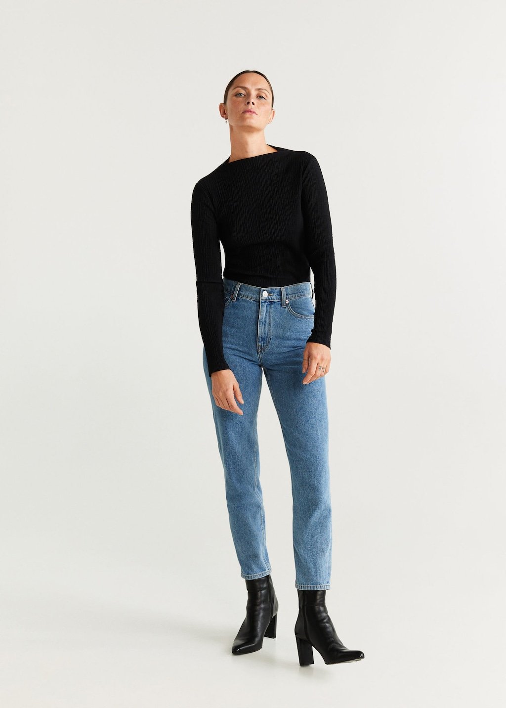 Pleated T-shirt