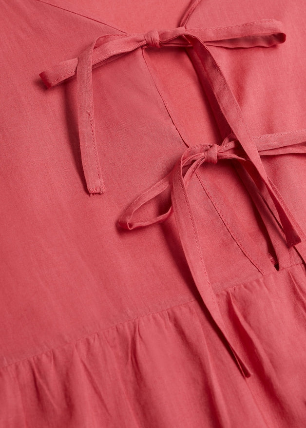 Bow cotton dress