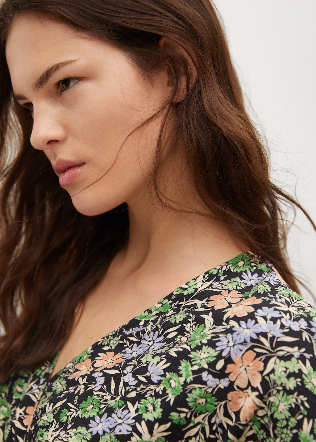 Floral print dress