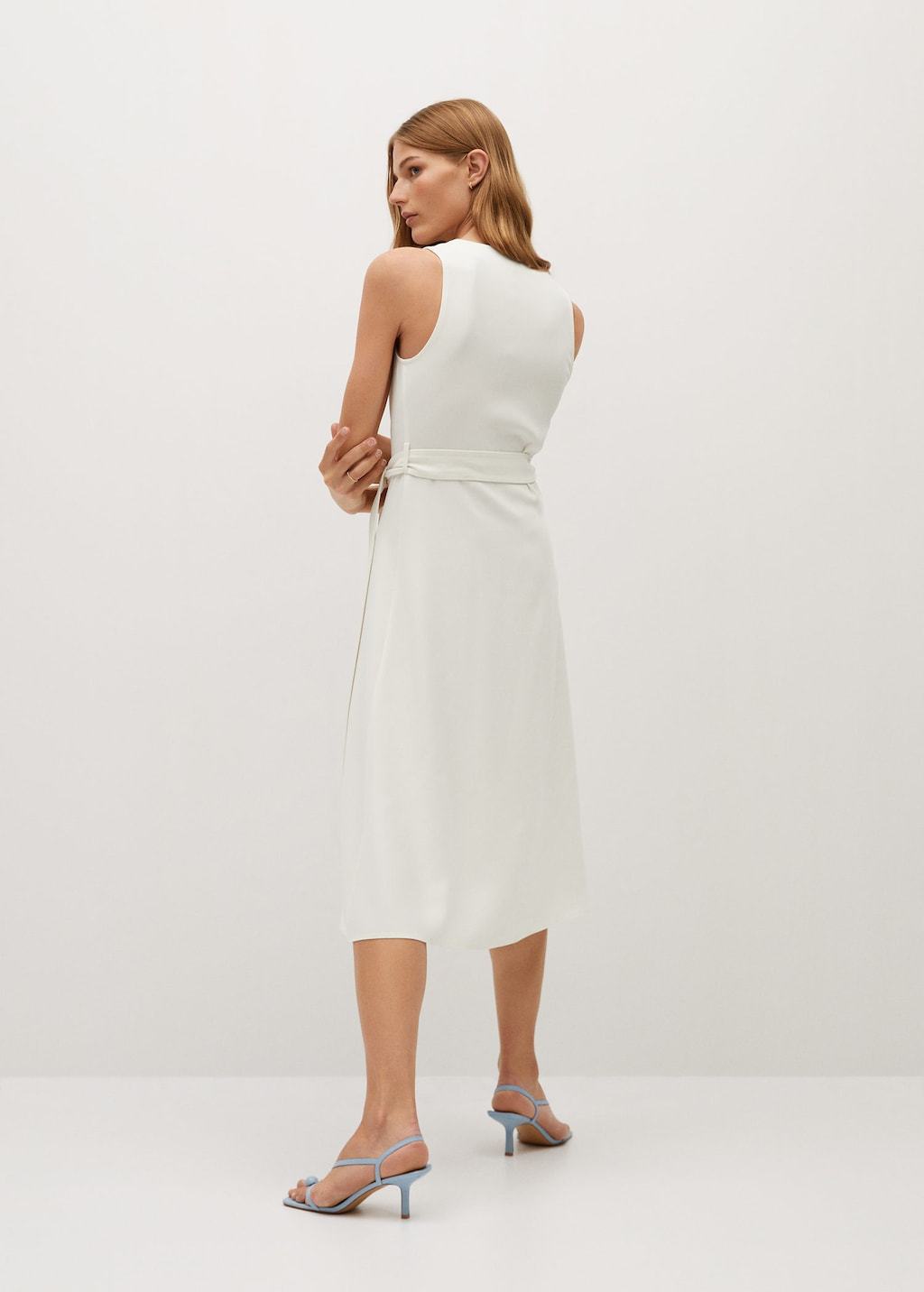 Belt wrap dress