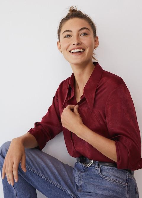 Satin shirt