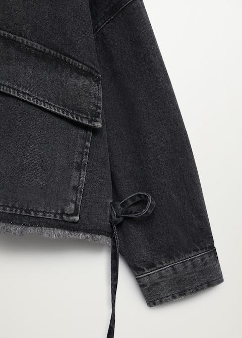 Denim bomber jacket
