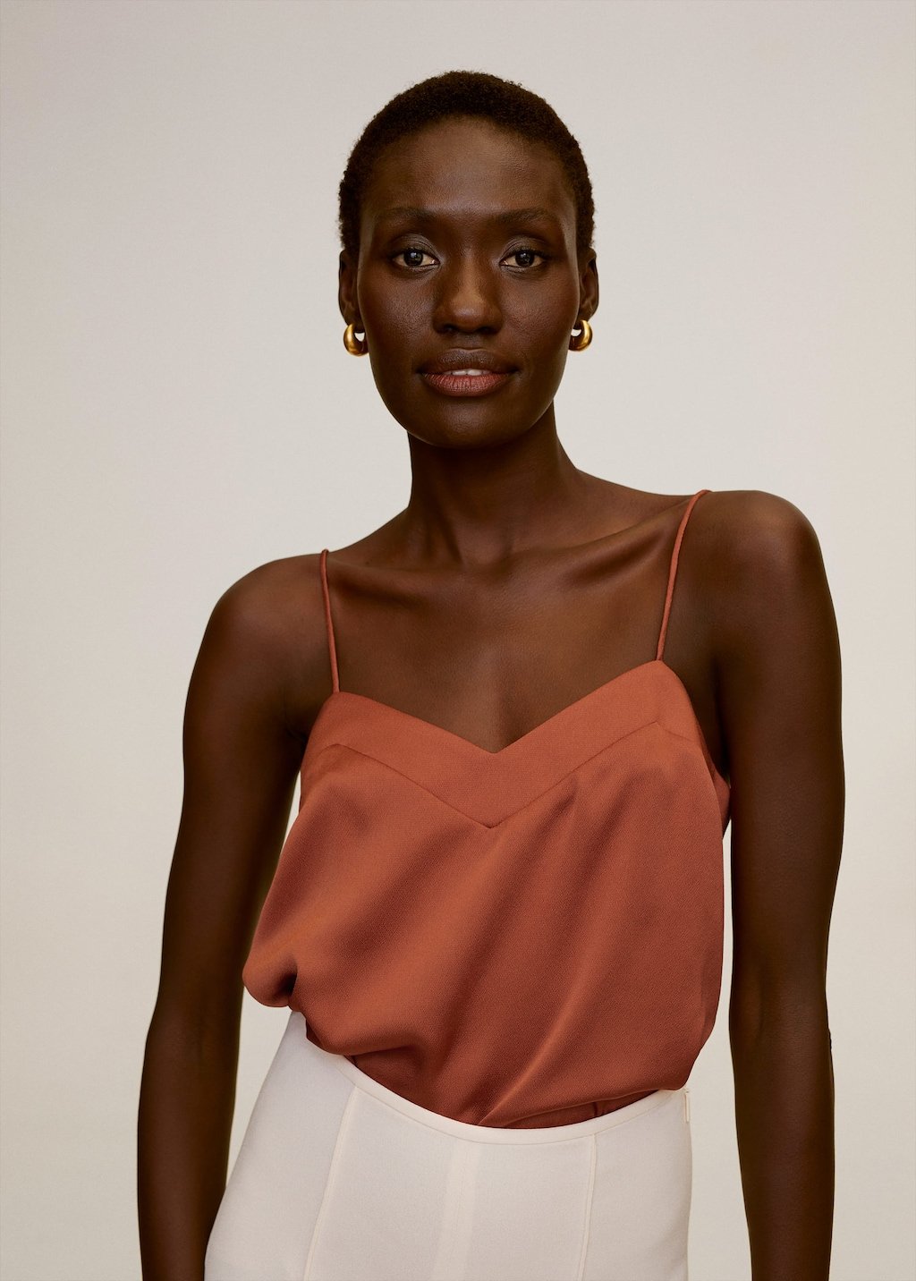 Satin top