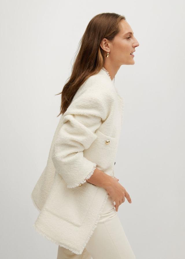 Pocket tweed jacket