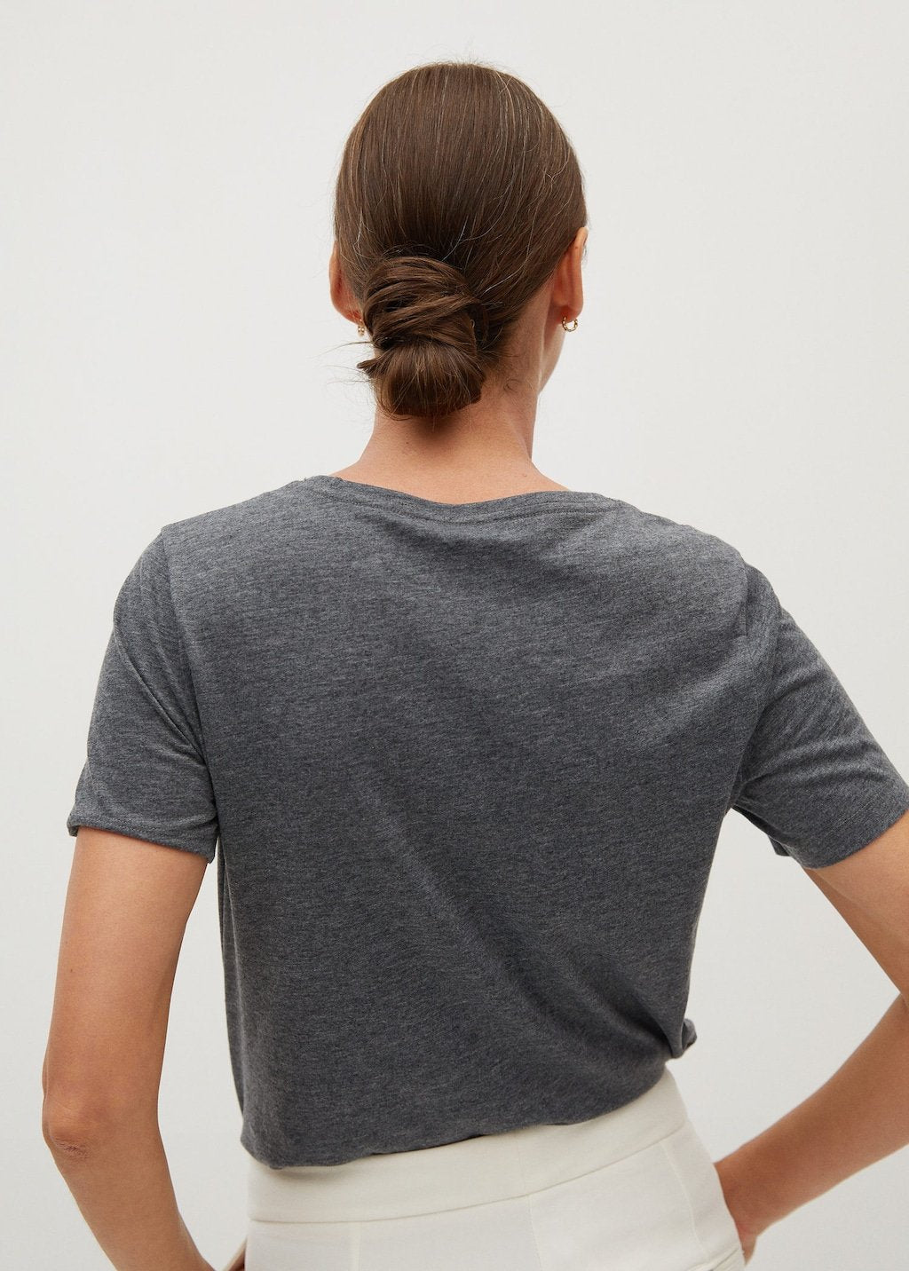 Essential cotton-blend T-shirt