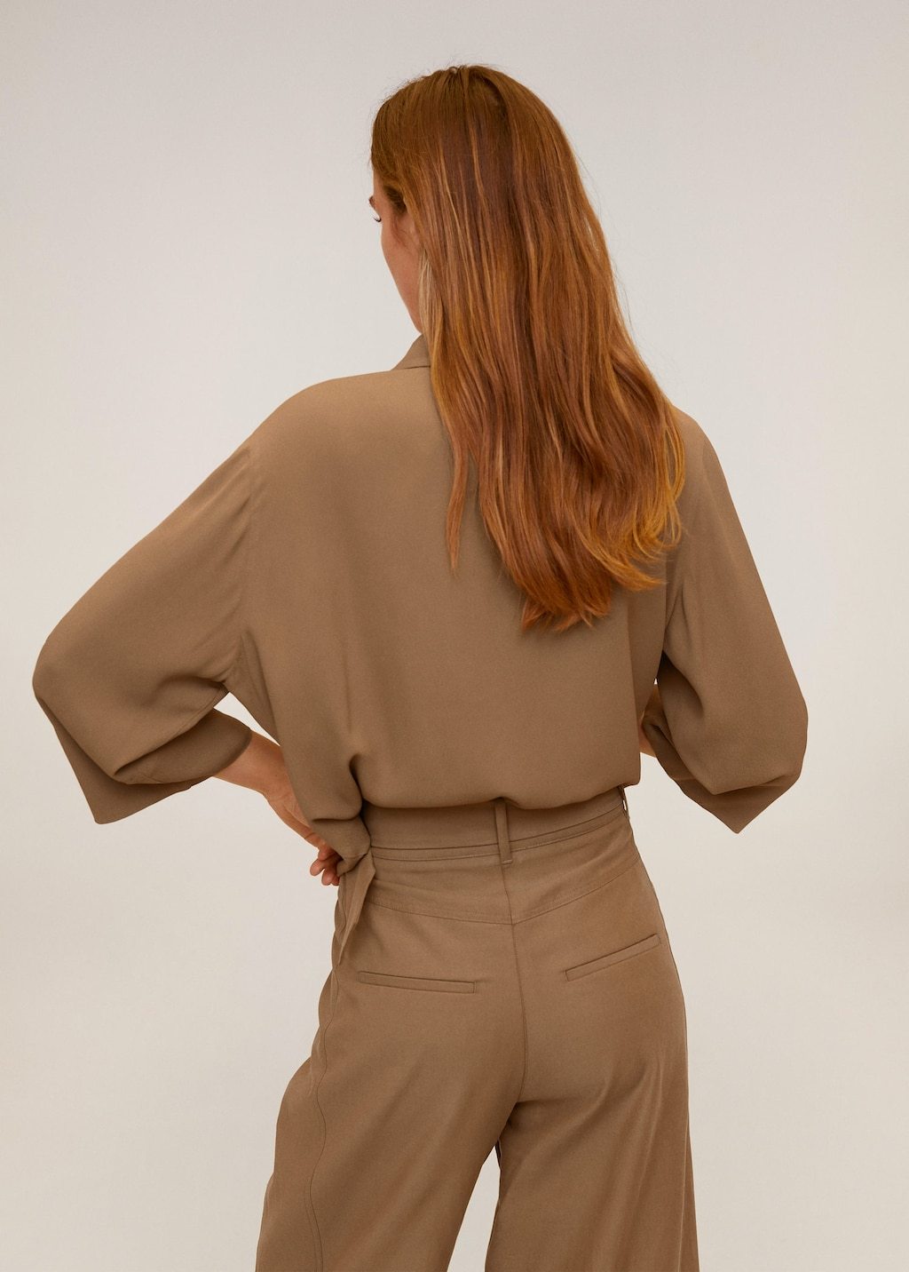 Pocket flowy shirt