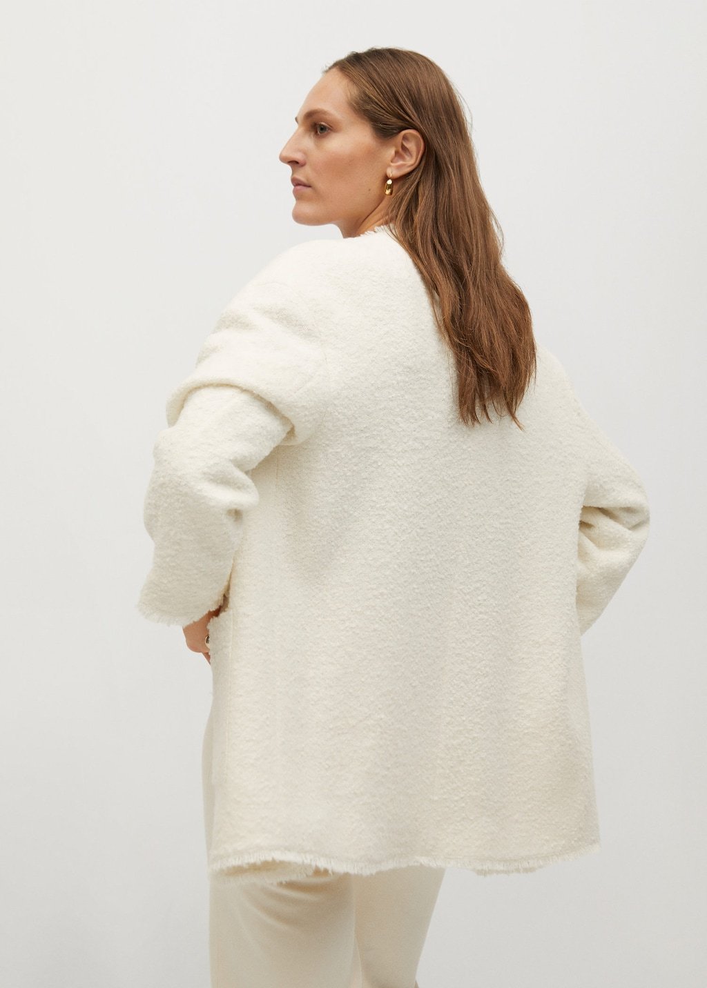 Pocket tweed jacket