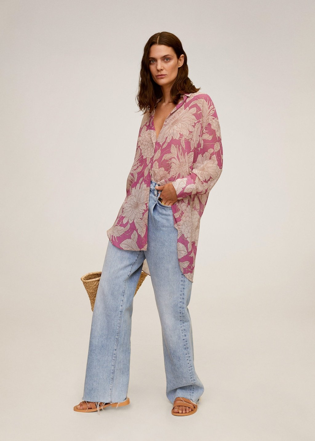 Floral print shirt