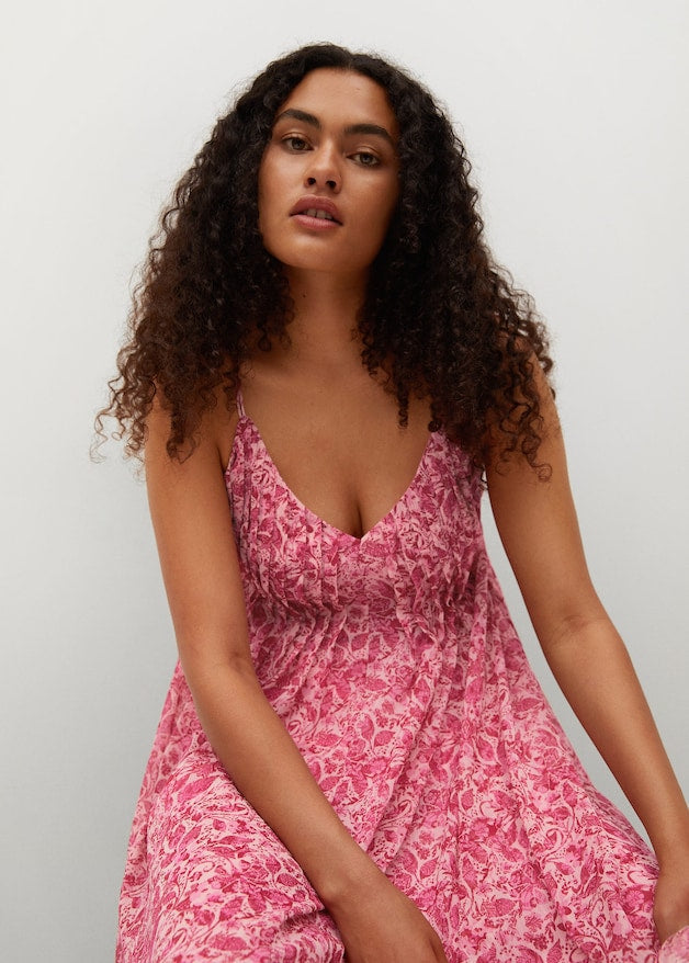Printed maxi dress
