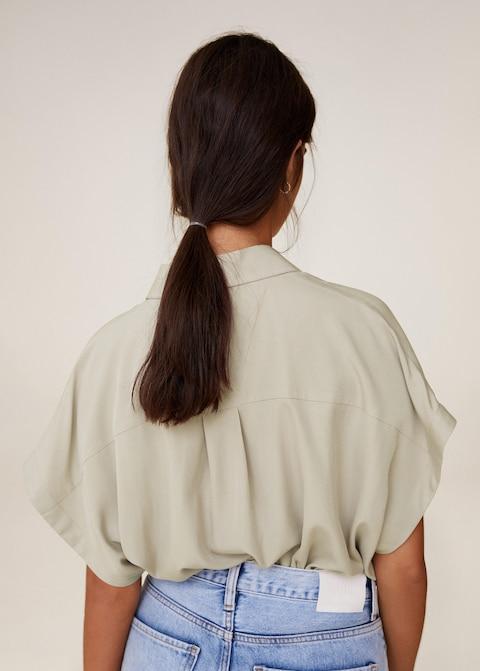Pocket modal shirt
