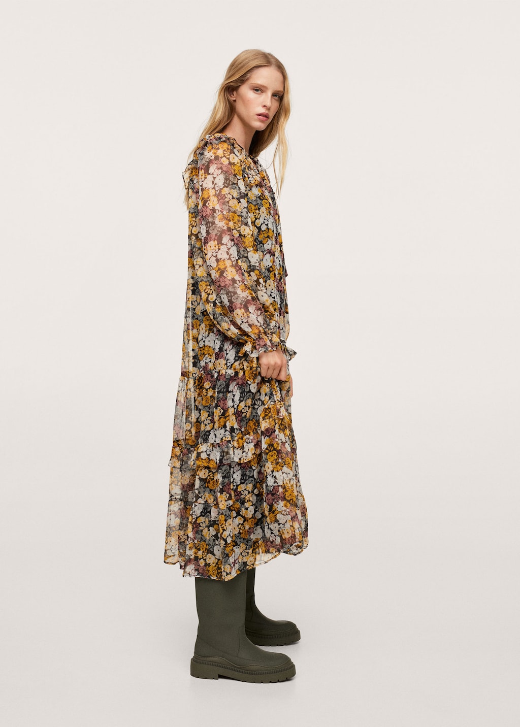 Floral print dress