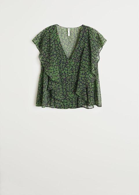 Flowy printed blouse