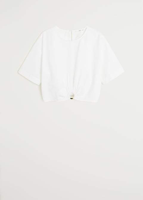 Ring cotton blouse