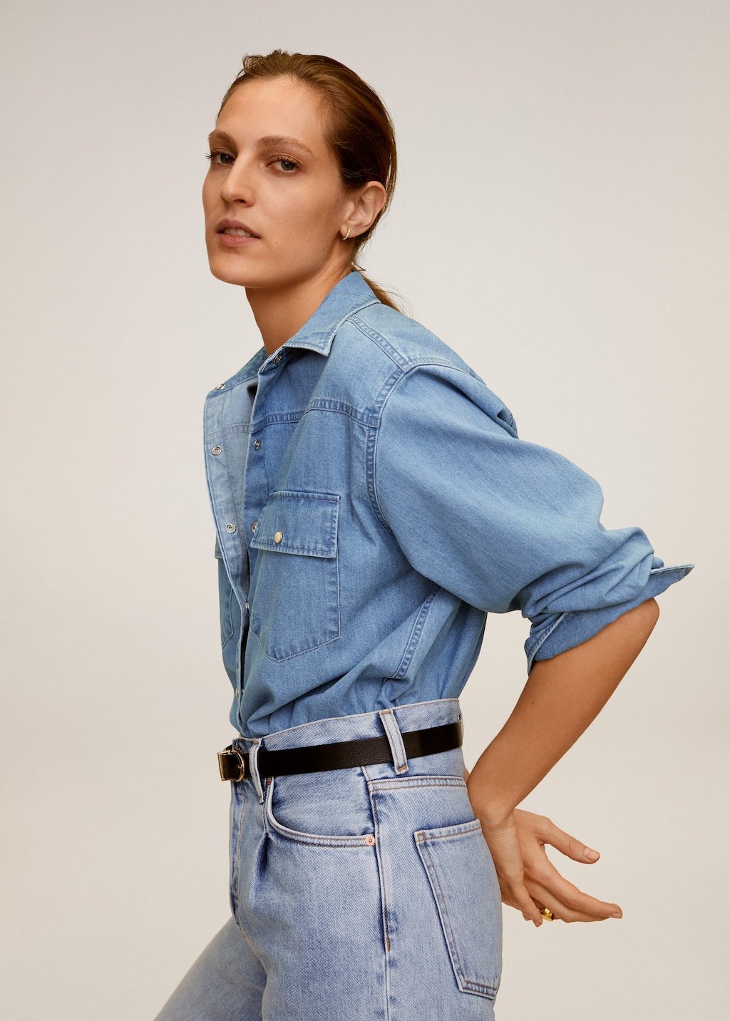 Denim shirt