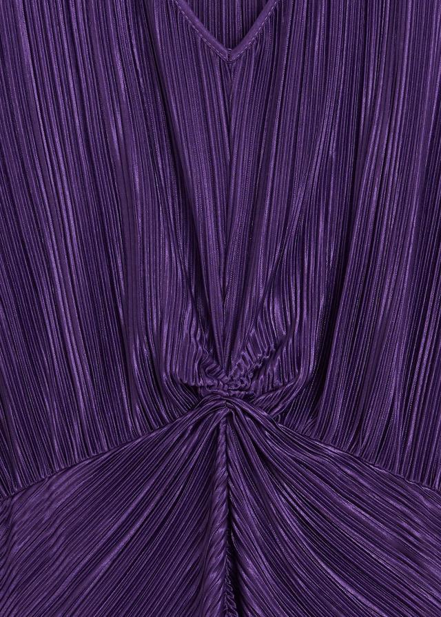 Pleated long dress