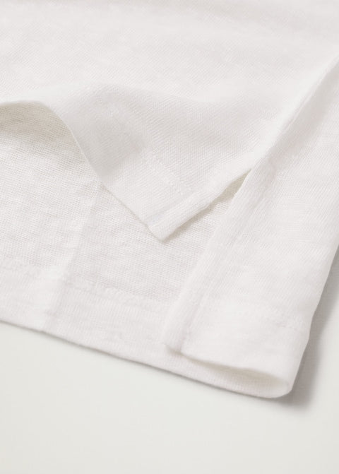 100% linen t-shirt