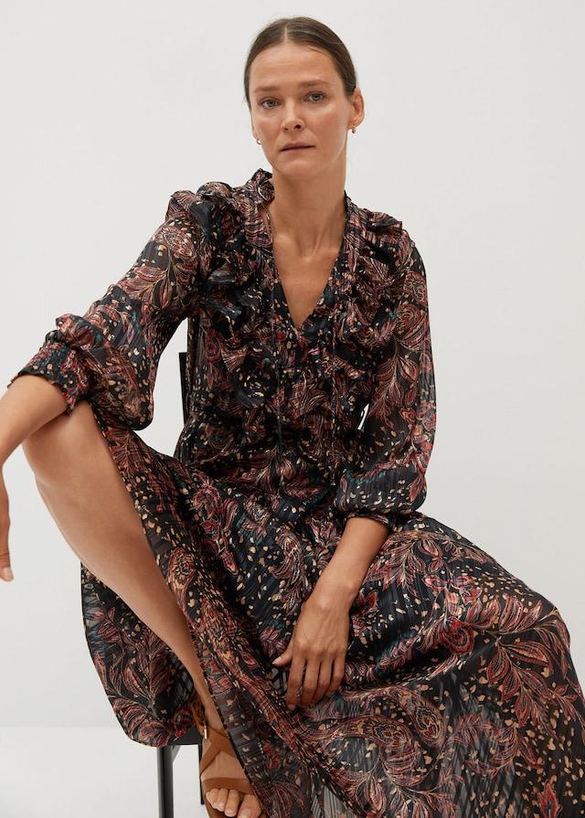 Printed long dress