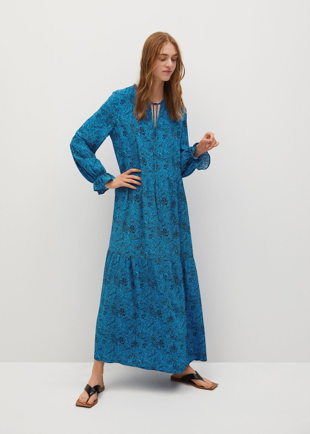 Printed long dress