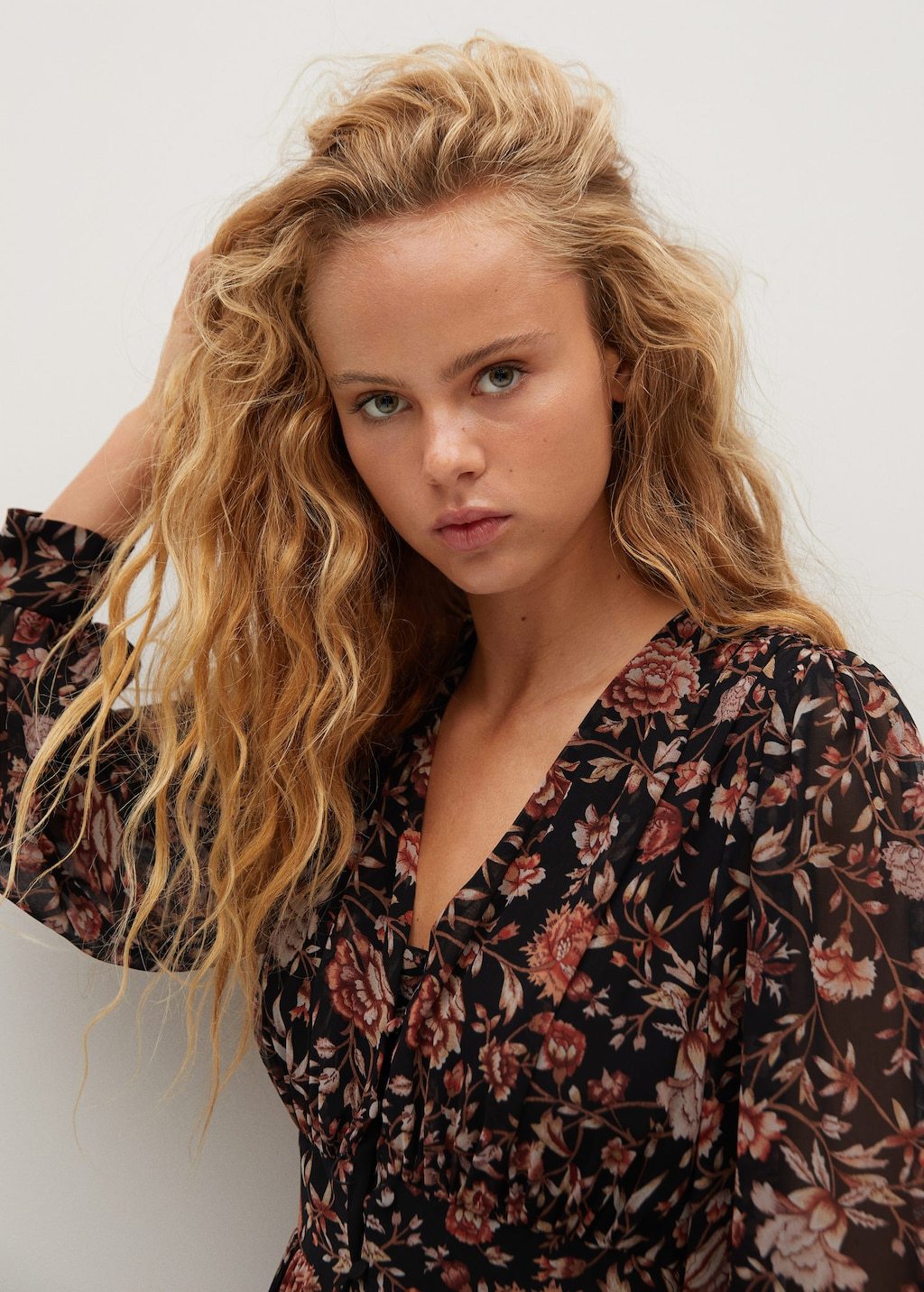 Floral print dress