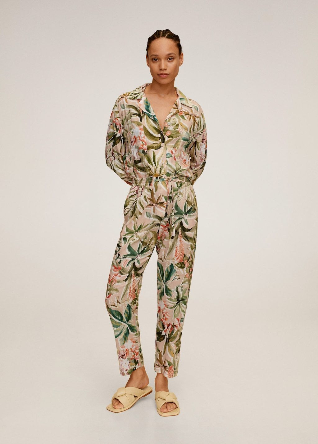 Tropical print shirt