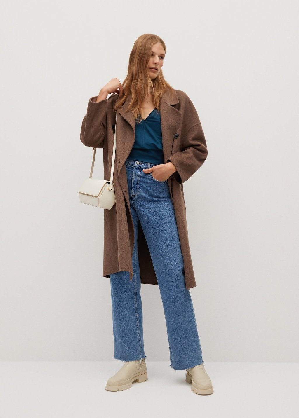 Pin tuck detail blouse