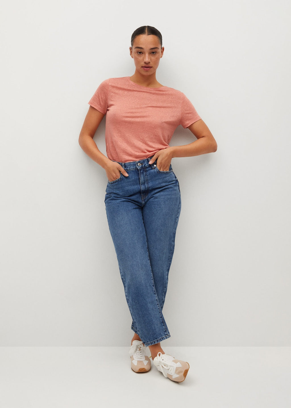 100% linen t-shirt