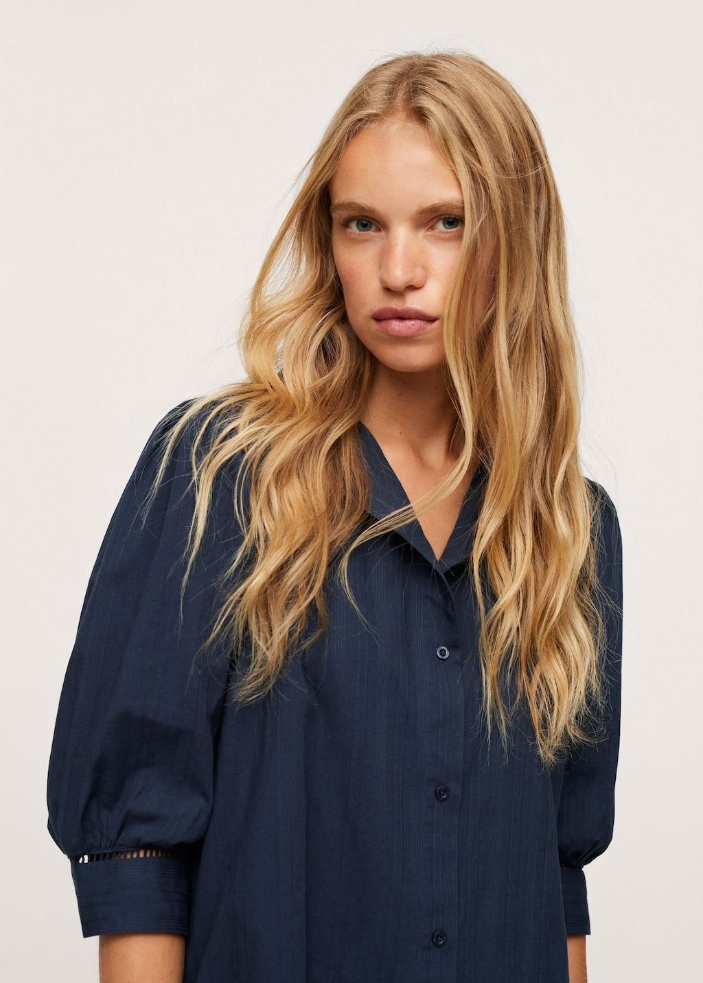 Shirt textured dress