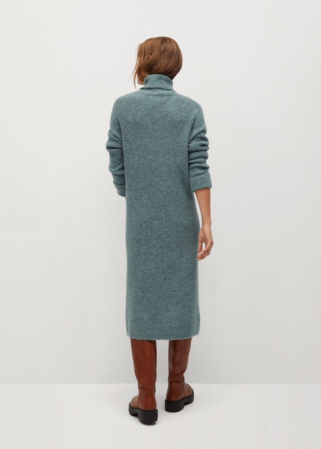 Ribbed midi dress