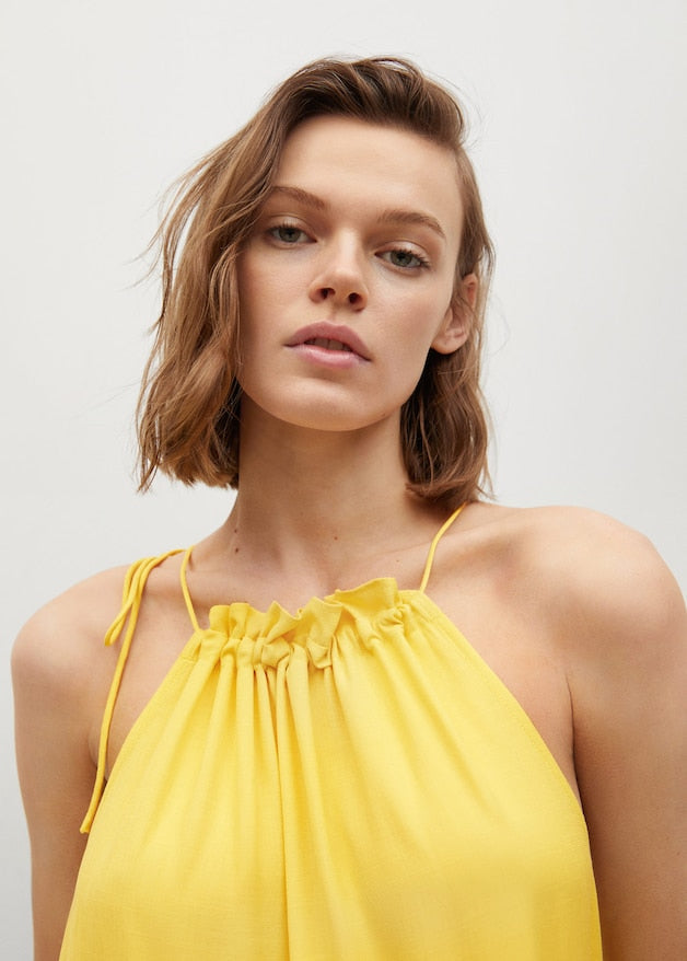 Flowy ruffled dress
