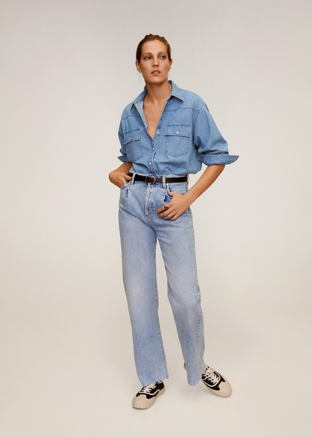 Denim shirt