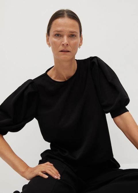 Puffed sleeves T-shirt