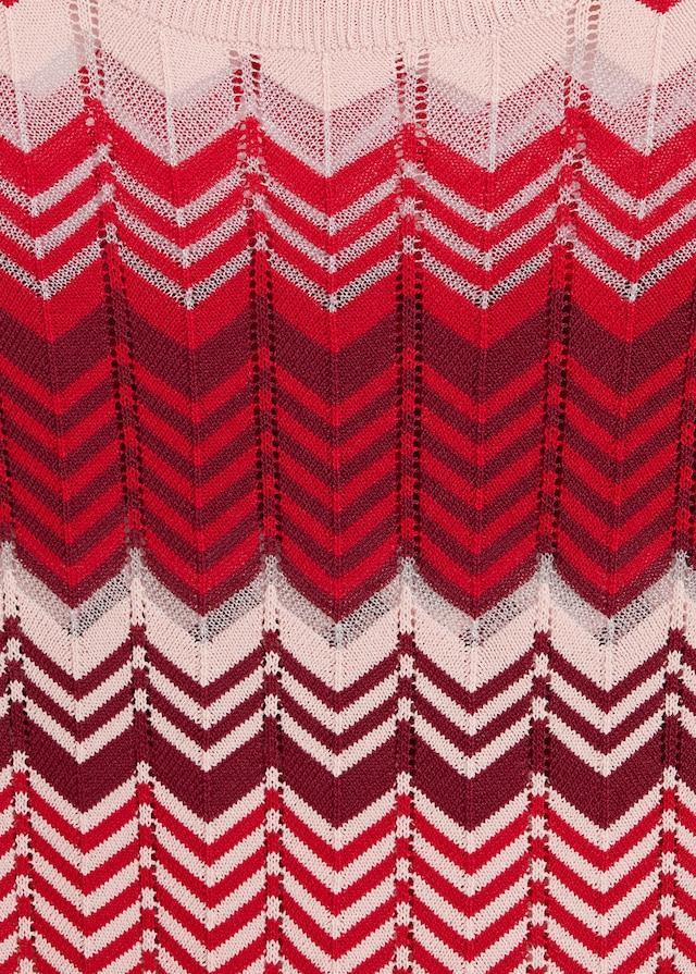 Printed knit top