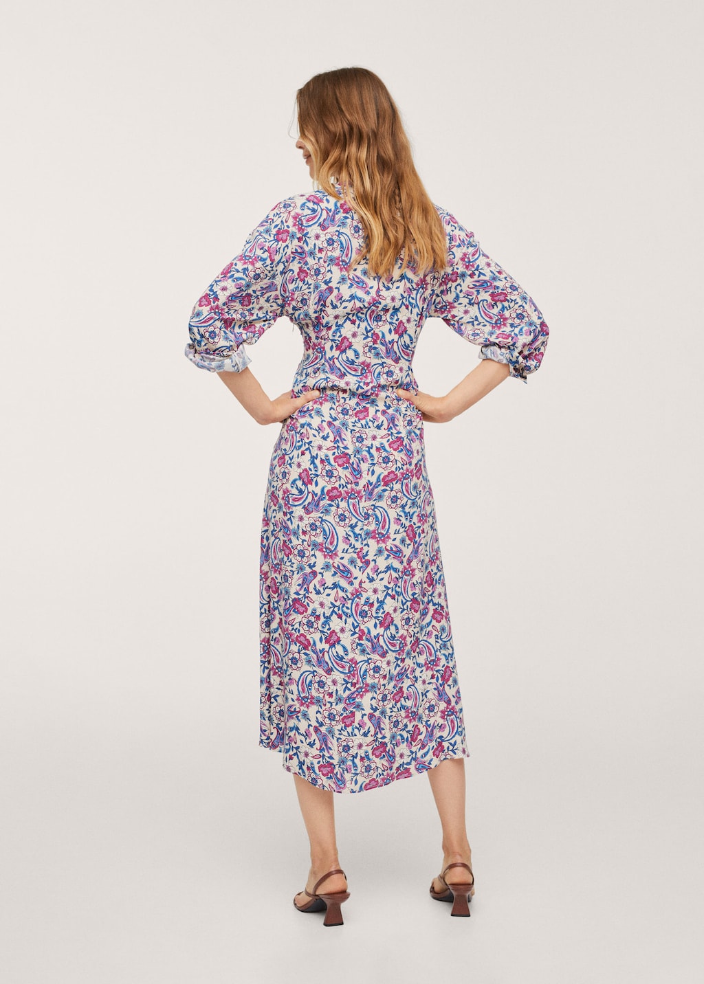 Floral print dress