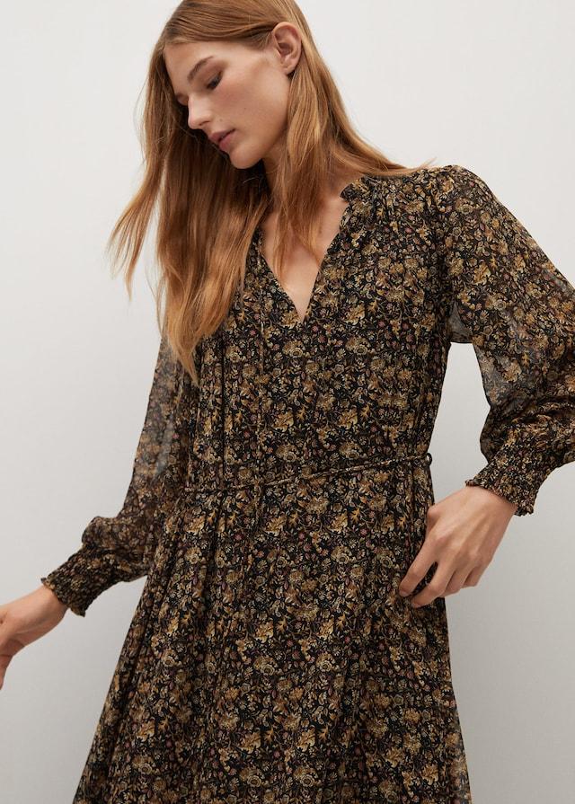 Printed long dress